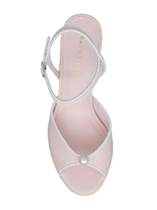Leather White Sandals Camelia