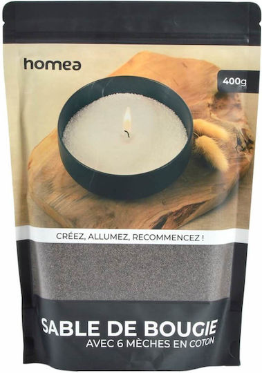 Homea Aromatic Candle in Metal Box Beige 400g
