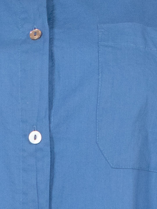 Damenhemden Blauer