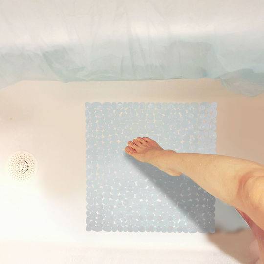 Relaxdays Covoare Antiderapante Cada De Baie Cu Ventuze Gri 53x53cm
