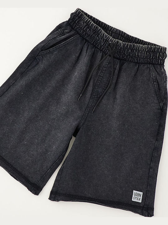 Παιδικό Σορτς/Βερμούδα Υφασμάτινο Short Knitted Trousers Black