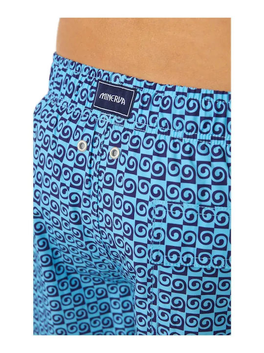 Costum de Baie Bărbați Bermude Blue Wave cu Model