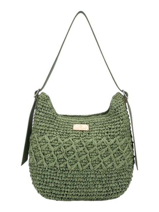 Rattan Damen Schultertasche Braun XY-2638-BRAUN