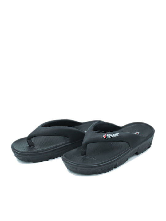 Flip Flops In Black Colour