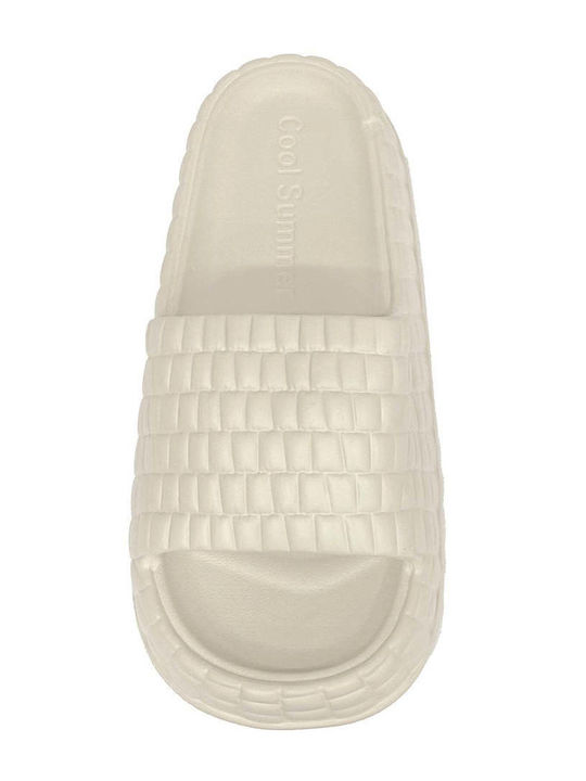 Slides in Beige Colour