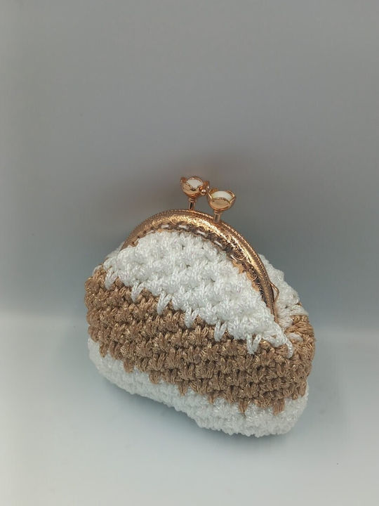 Kleines Damenbrieftasche Weiß