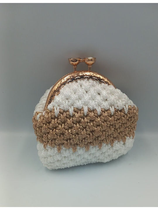 Kleines Damenbrieftasche Weiß