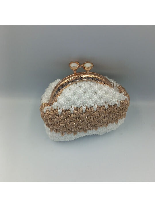 Kleines Damenbrieftasche Weiß
