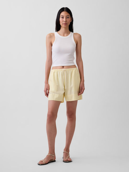 Women's Linen Shorts Maize Yellow