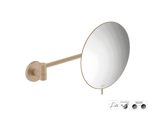 Sanco Sanco Schminkspiegel Wand 118cm Grauer MR-705-M118