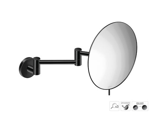 Sanco Sanco Schminkspiegel Wand Braun MR-701-A75