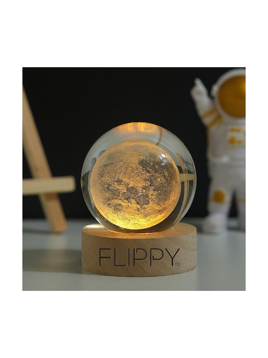 Alista Home Lămpi Decorative Pentru Masă LED Alb Cald Glob De Cristal 3x3cm