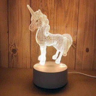 Alista Home Decorative LED Table Lamp Unicorn 3x3cm
