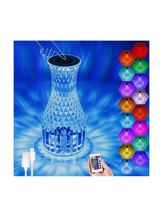 Alista Home Lămpi Decorative Pentru Masă LED RGB Vază 20x12cm