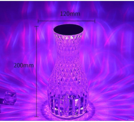 Alista Home Decorative Table Lamp LED RGB Vase 20x12cm