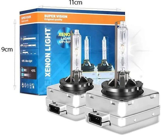 Ксенонова Крушка За Автомобил D3s 6000k 12v 2 Бр Super Vision Xenon Light