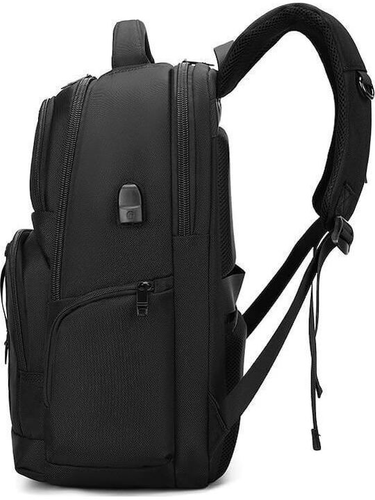 Forecast Waterproof Laptop Backpack 15.6 Inch in Black Colour forecast-6904-black