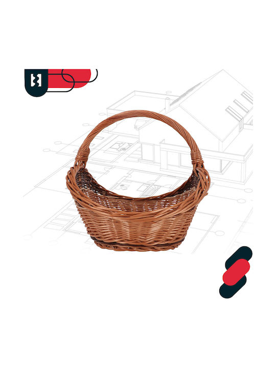 Kotarbau Wooden Beige Firewood Storage Basket