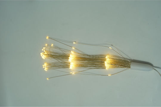 150 Luminite LED Alb Cald Tip Focuri De Artificii