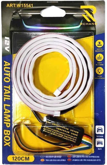 Rchang Декоративна Лента За Автомобил RGB 12V 120cm W15541 LED Car Auto Tail Lamp Box Strip