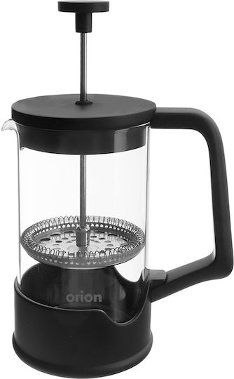 Glass French Press Coffee Tea Black 400 Ml