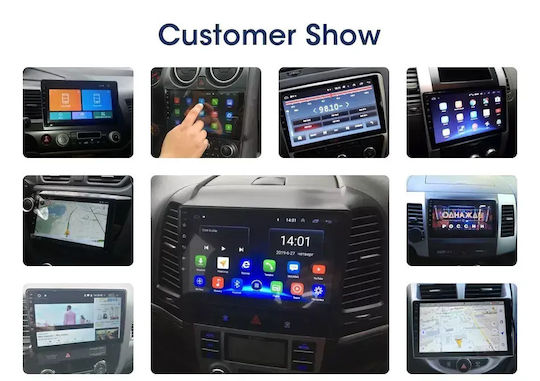 Car Audio System for Nissan Qashqai 2008 Bluetooth USB WiFi GPS Apple CarPlay Android Auto with 9" Touch Screen