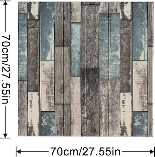 Panouri Decorative 3D Din PVC Autoadezive Gri 70x70cm 10 Bucăți