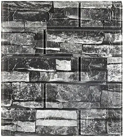 Panouri Decorative 3D Pentru Perete Spumă Autoadeziv Gri 35x38cm 10 Bucăți