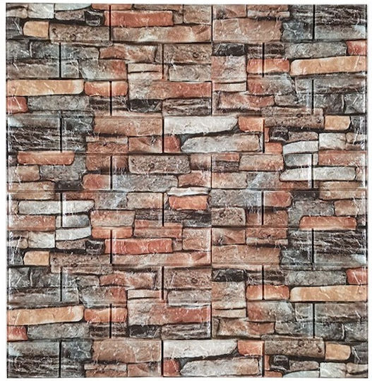 Panouri Decorative 3D Din PVC Autoadezive Multicolore 70x77cm 10 Bucăți