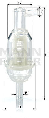 Fuel Filter Mann-filter Wk 31/11 10
