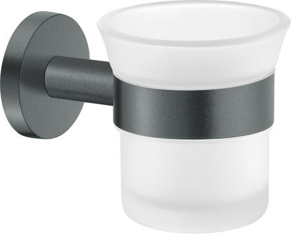 Sanco Ergon 25901-A75 Wall Mounted Glass Brown Cup Holder