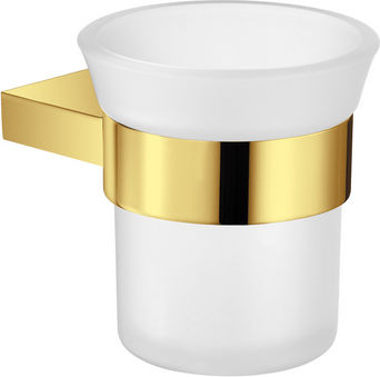 Sanco Academia Wall Mounted Glass Gray Cup Holder