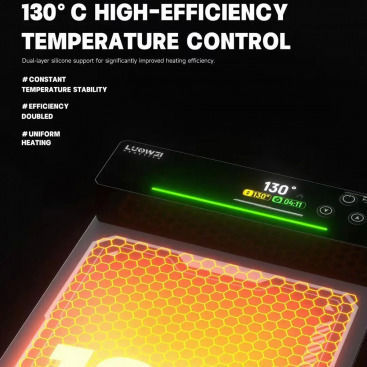 Luowei Hp3 Touchscreen Display Trennstation 12-Zoll Heizfläche Schnelle Gleichmäßige Erwärmung Mehrfarbig