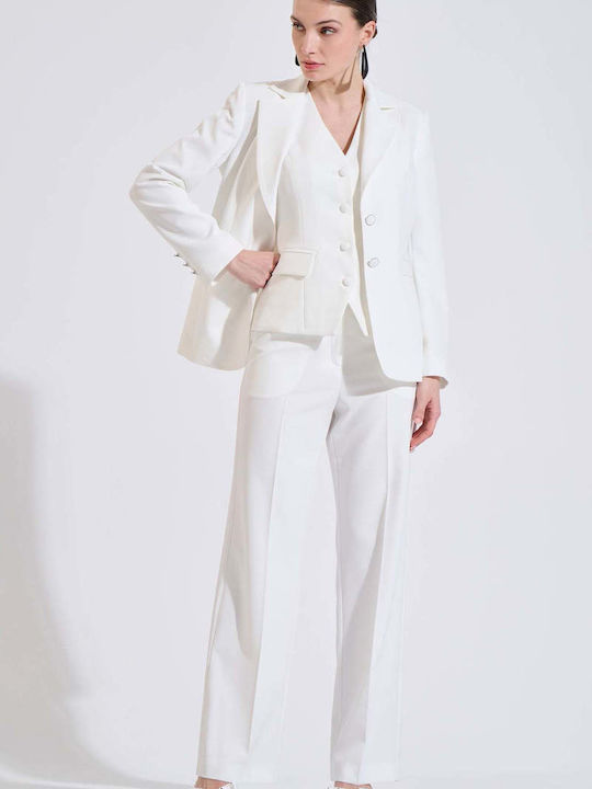Bill Cost Women's Blazer White 10-031078-0-White-S