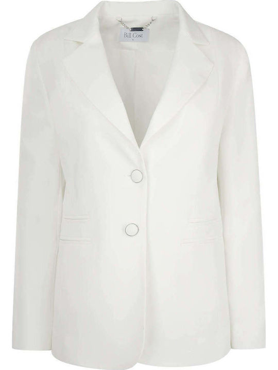 Bill Cost Women's Blazer White 10-031078-0-White-S