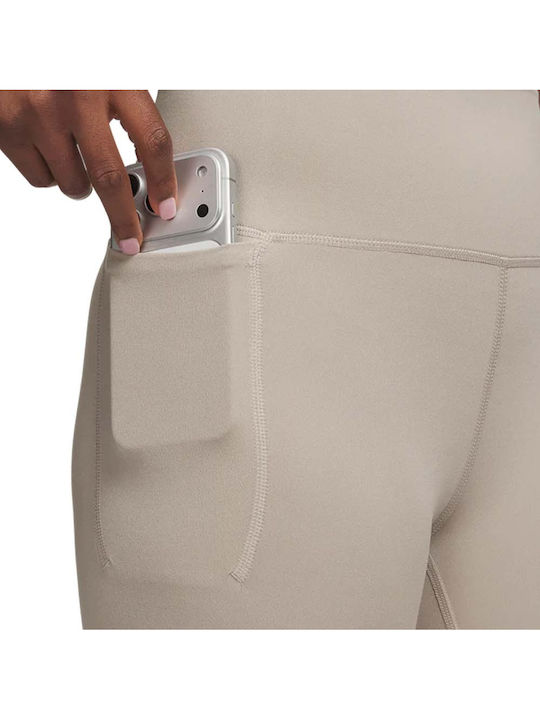 Ankle Leg Tight Women's Leggings Beige