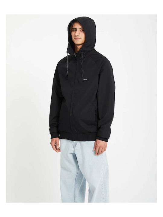Raynan Wasserdicht Herren Jacke Schwarz