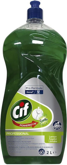 Cif Professional Zitronen Pack – Universelles Reinigungsmittel Handspülmittel Zitronenduft 6x2 L