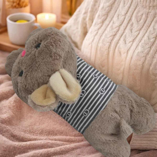 Uncle George Electric Heating Pad Pillow Brown 26x19cm