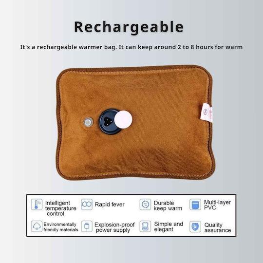 Uncle George Electric Heating Pad Pillow Pink 26x19cm