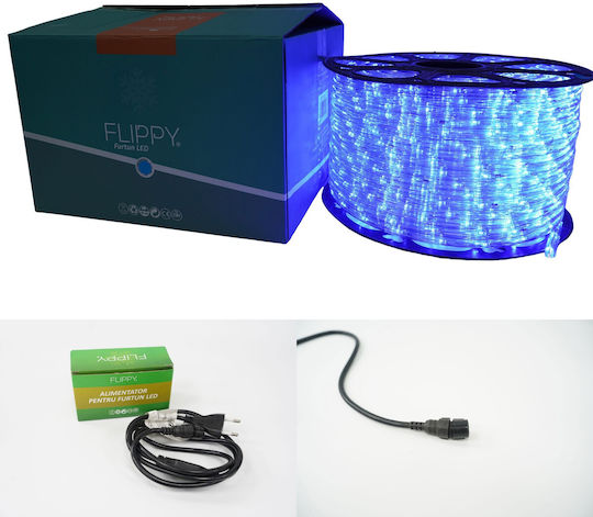 Christmas Tube Light 624 Light Bulbs 220V Blue 26m