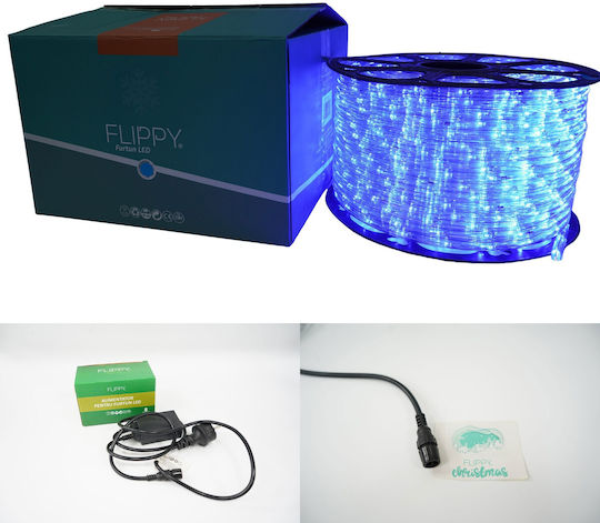 Tub Luminos 720 Becuri 220V Roșii Cu Modele 30m