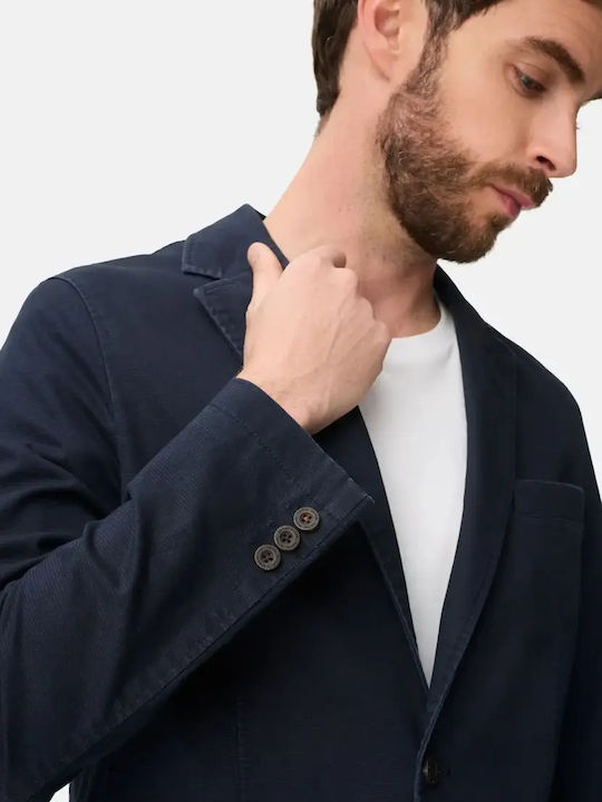 Men’s Jacket with Regular Fit Dark Blue