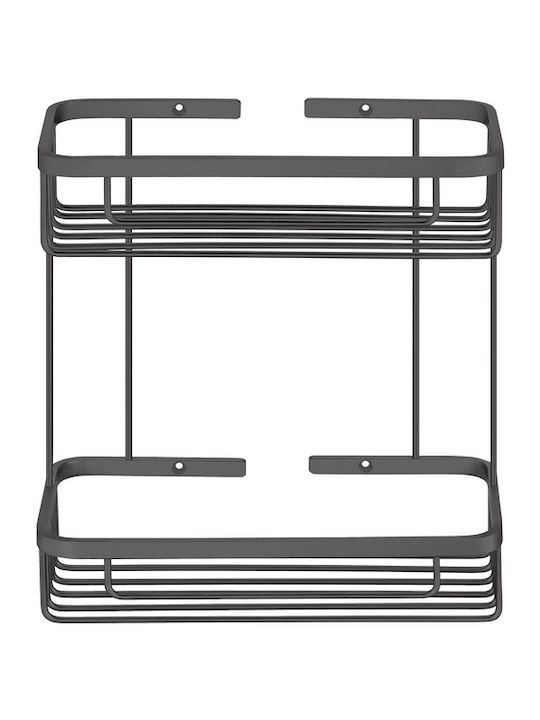 Sanco 00004-M102 Wall Mounted Bathroom Shelf Metallic Beige