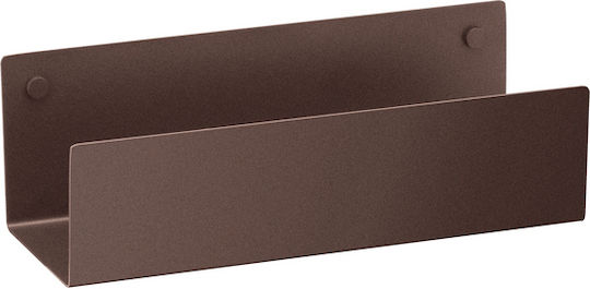 Sanco Wall Mounted Bathroom Shelf Metallic Brown