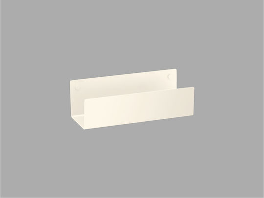 Sanco Wall Mounted Metallic Gray Bathroom Shelf