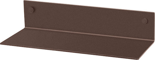 Sanco Wall Mounted Bathroom Shelf Metallic Brown
