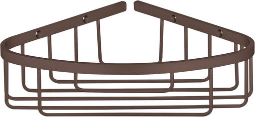 Sanco 00008-M101 Corner Wall Mounted Bathroom Shelf Metallic White