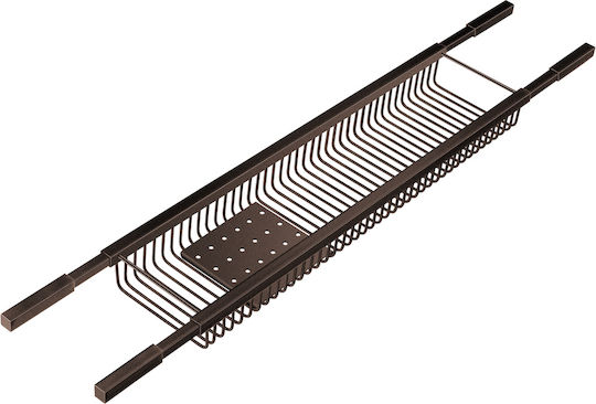 Sanco 00151-M118 Wandmontiertes Badezimmerregal Metallisch Grau