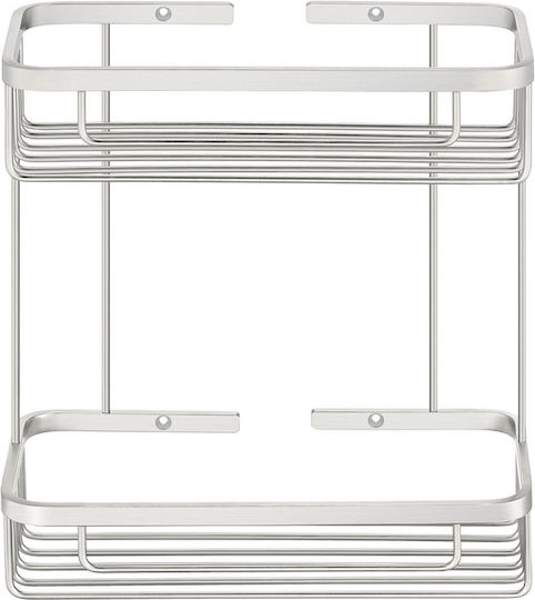Sanco 00004-A75 Wall Mounted Bathroom Shelf Metallic Brown
